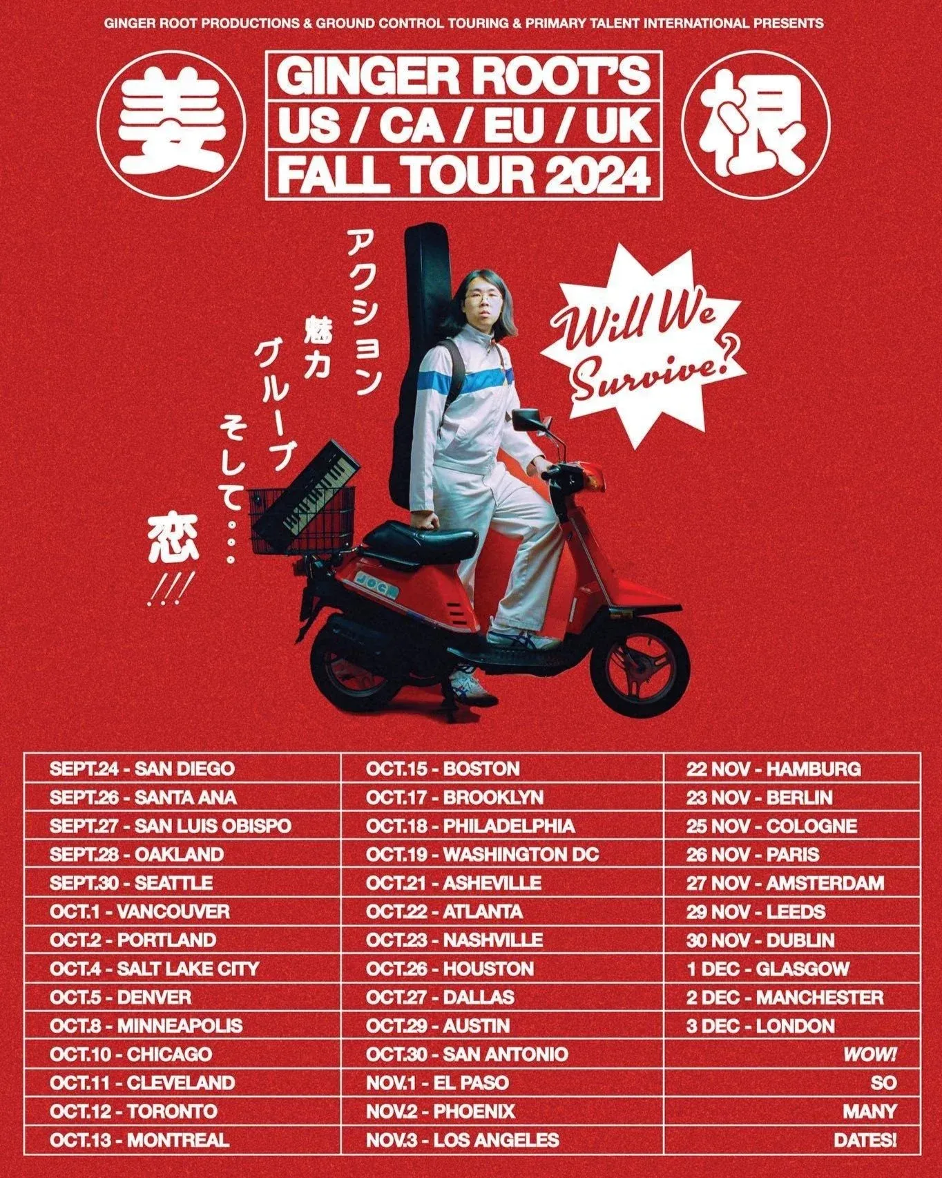 Ginger Root — European Tour